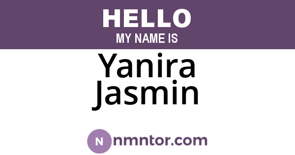 Yanira Jasmin