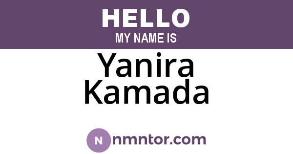 Yanira Kamada