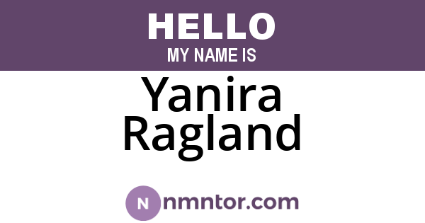 Yanira Ragland