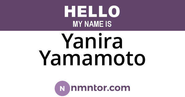 Yanira Yamamoto