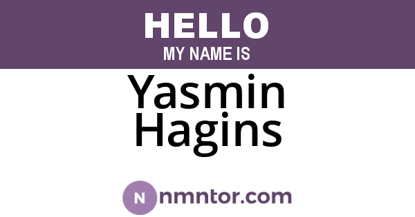 Yasmin Hagins