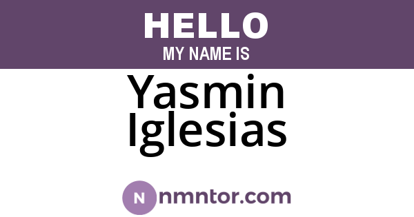 Yasmin Iglesias