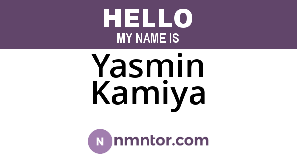 Yasmin Kamiya