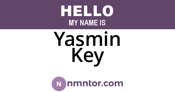Yasmin Key
