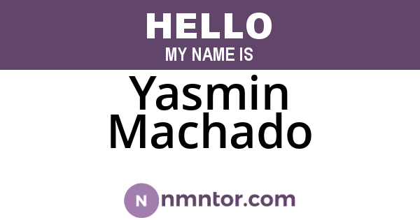 Yasmin Machado