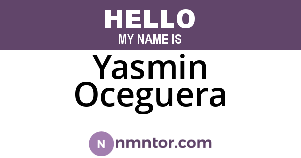 Yasmin Oceguera