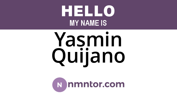 Yasmin Quijano