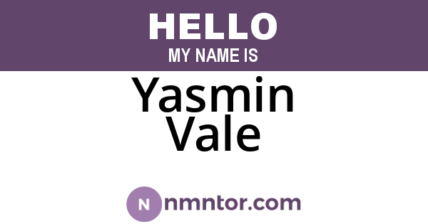 Yasmin Vale