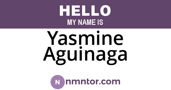 Yasmine Aguinaga