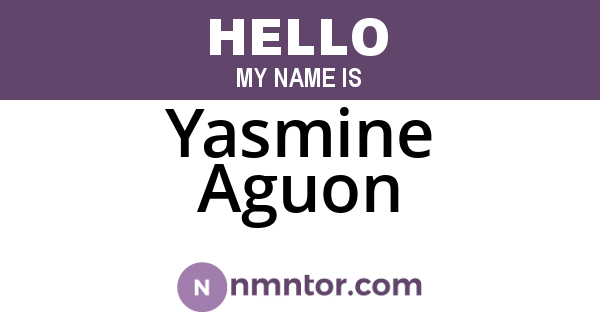 Yasmine Aguon