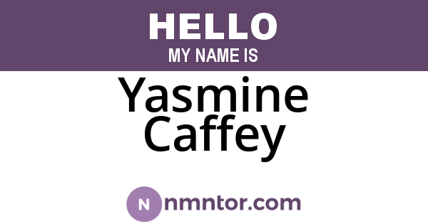 Yasmine Caffey
