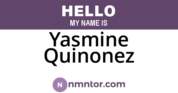 Yasmine Quinonez