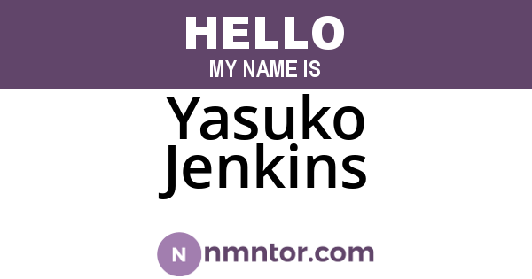 Yasuko Jenkins