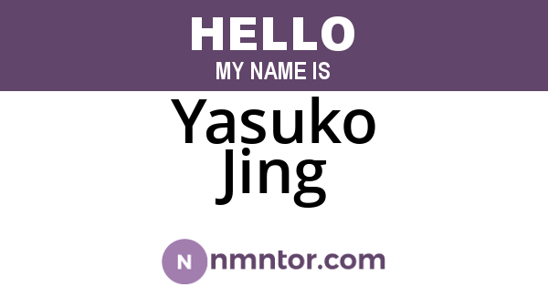 Yasuko Jing