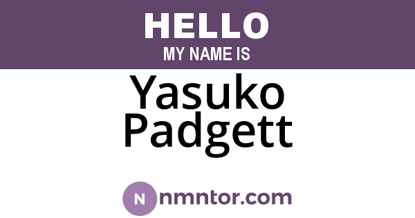 Yasuko Padgett