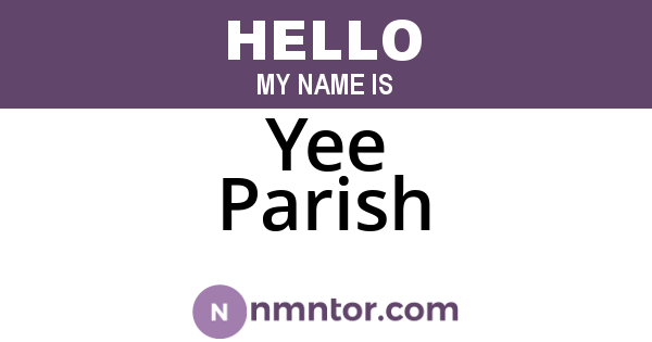 Yee Parish