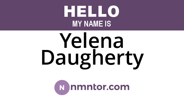Yelena Daugherty