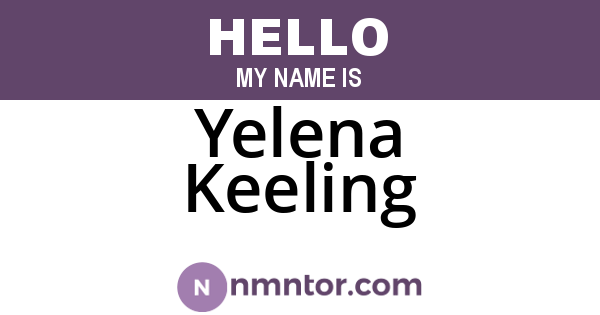 Yelena Keeling