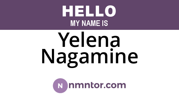 Yelena Nagamine