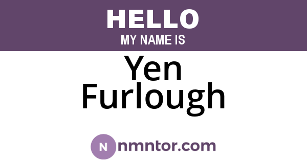 Yen Furlough