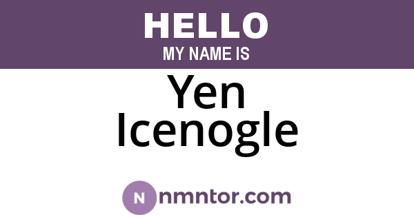 Yen Icenogle