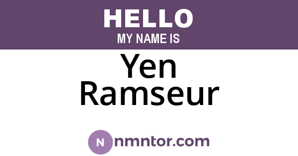 Yen Ramseur