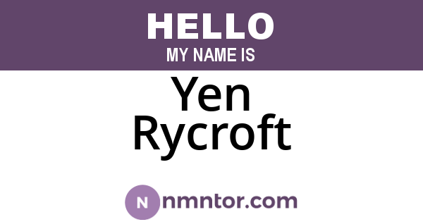 Yen Rycroft