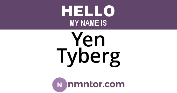 Yen Tyberg