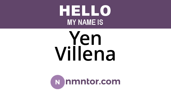 Yen Villena