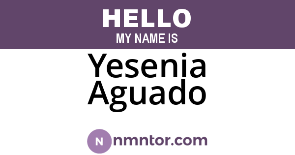 Yesenia Aguado