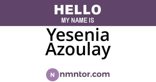 Yesenia Azoulay