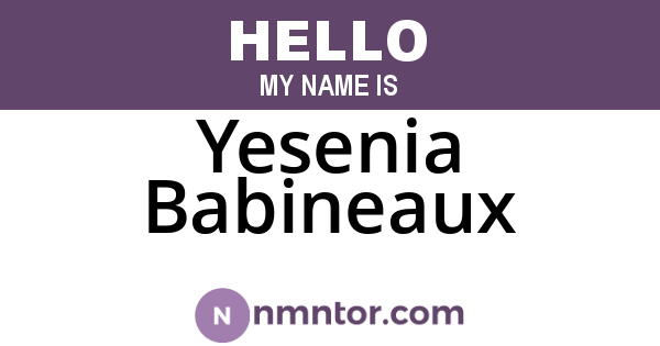 Yesenia Babineaux