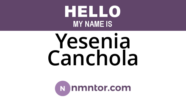 Yesenia Canchola