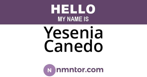 Yesenia Canedo