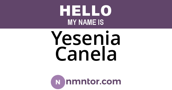 Yesenia Canela