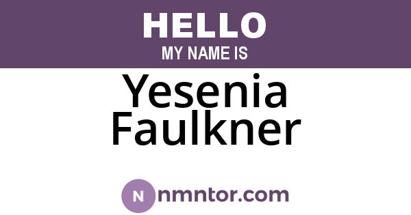 Yesenia Faulkner