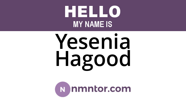 Yesenia Hagood