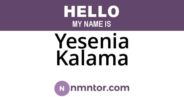 Yesenia Kalama