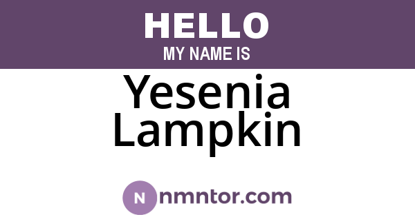 Yesenia Lampkin