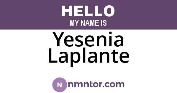 Yesenia Laplante