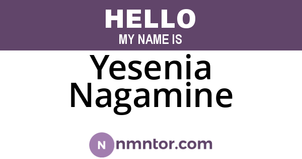 Yesenia Nagamine