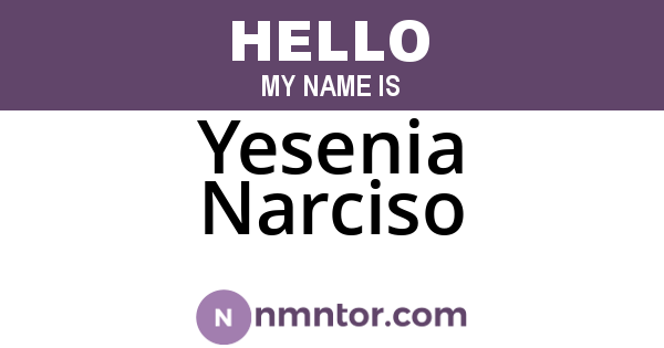 Yesenia Narciso