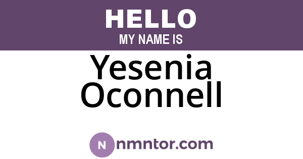 Yesenia Oconnell