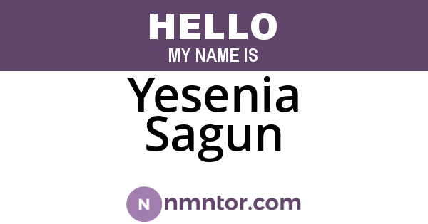 Yesenia Sagun