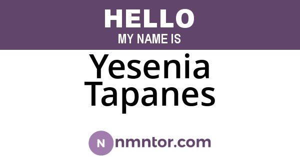 Yesenia Tapanes