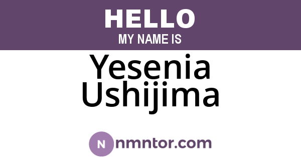 Yesenia Ushijima