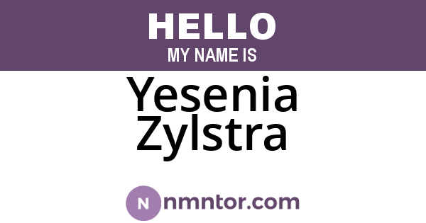 Yesenia Zylstra