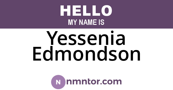 Yessenia Edmondson