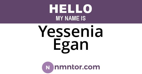 Yessenia Egan