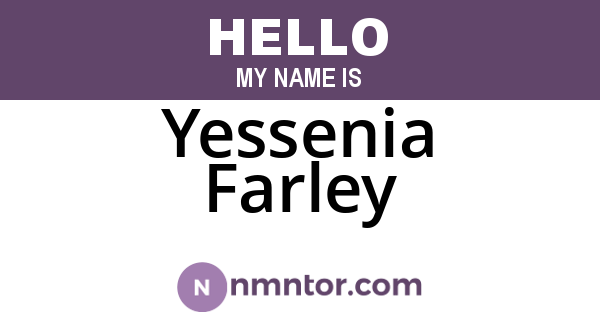 Yessenia Farley